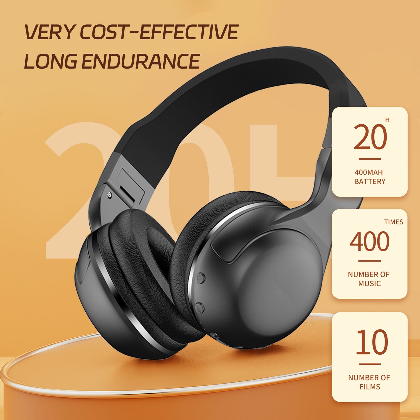 YLFASHION Business - style Wireless Headphones, a Dreamy Link between Long Battery Life and High - quality Sound 🚀🎶
