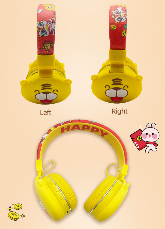 Bluetooth Headphones with Little Tiger Design: A Perfect Blend of Functionality and Fun 🎧🐯