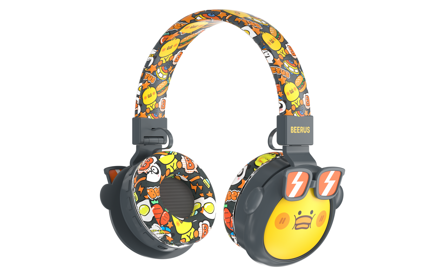 Cartoon Bluetooth Headphone With TF Card For Girls /Boys/Children YLFS-98BT