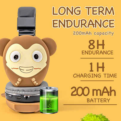 Kid Cartoon Bluetooth Headphone  For School MOQ1K