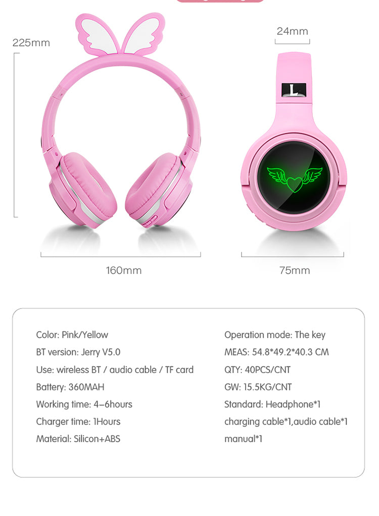 Pikacute Bluetooth headphone for boy /girl/ gift YLFS-28BT