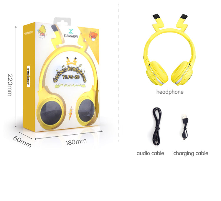 Pikacute Bluetooth headphone for boy /girl/ gift YLFS-28BT