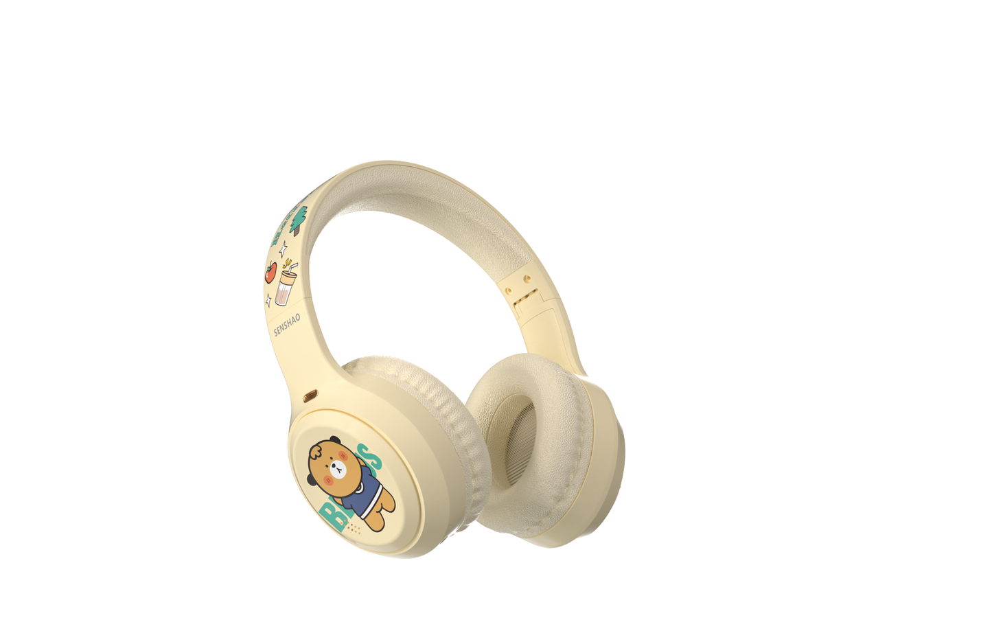 ANC Bluetooth Headset -Cartoon Headphones For Girl /Boy YLFS-12BT