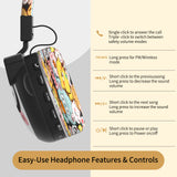 Cartoon Bluetooth Headphone With TF Card For Girls /Boys/Children YLFS-98BT