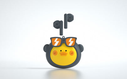 T26 Bluetooth Earbuds Panda Cartoon earphone For GIrls and Boys Children gift