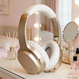 ANC-817  Active Noise Cancelling Headphones, Upgraded Wireless Bluetooth Headphones Over Ear with ENC Mic, HiFi Stereo Deep Bass, Noise Canceling Headphones Lightweight, BT 5.4, for Travel/Office/Home MOQ1K