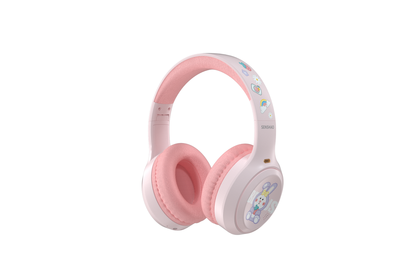 ANC Bluetooth Headset -Cartoon Headphones For Girl /Boy YLFS-12BT