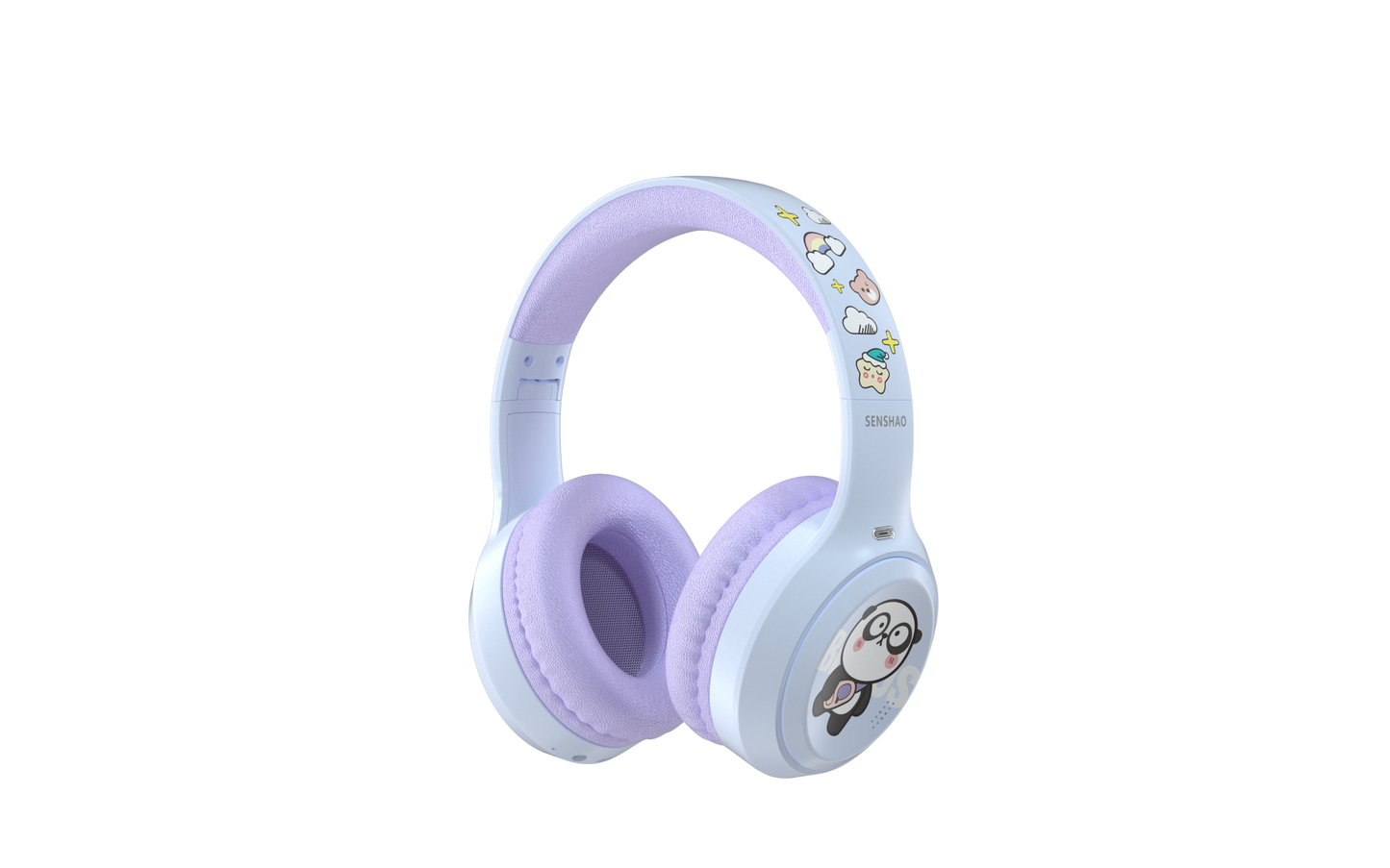ANC Bluetooth Headset -Cartoon Headphones For Girl /Boy YLFS-12BT
