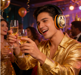 YL-084 Wireless Bluetooth Headphones Over Ear with ENC Mic, HiFi Stereo Deep Bass, Noise Canceling Headphones Lightweight, BT 5.4, for Travel/Office/Home MOQ3K