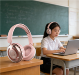 YL-086 Wireless Bluetooth Headphones Over Ear with ENC Mic, HiFi Stereo Deep Bass, Noise Canceling Headphones Lightweight, BT 5.4, for Travel/Office/Home MOQ3K