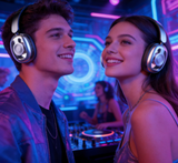 YL-084 Wireless Bluetooth Headphones Over Ear with ENC Mic, HiFi Stereo Deep Bass, Noise Canceling Headphones Lightweight, BT 5.4, for Travel/Office/Home MOQ3K