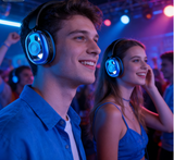 YL-084 Wireless Bluetooth Headphones Over Ear with ENC Mic, HiFi Stereo Deep Bass, Noise Canceling Headphones Lightweight, BT 5.4, for Travel/Office/Home MOQ3K