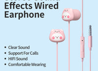 Adorable Alert! Super - cute Co - branded Wired Earphones Await Your Choice 🎧💕