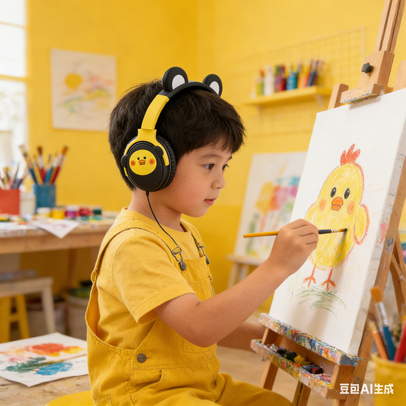 Bluetooth Cartoon Headphones  For Girls/Boys/Children/ YL-P18
