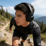 ANC-817  Active Noise Cancelling Headphones, Upgraded Wireless Bluetooth Headphones Over Ear with ENC Mic, HiFi Stereo Deep Bass, Noise Canceling Headphones Lightweight, BT 5.4, for Travel/Office/Home MOQ1K