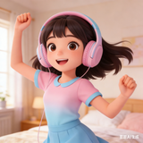 Bluetooth Headset -Cartoon Headphones For Girl /Boy 086 moq1K
