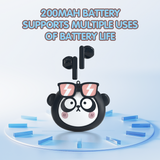 T26 Bluetooth Earbuds Panda Cartoon earphone For GIrls and Boys Children gift