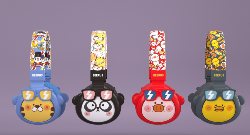 Cartoon Bluetooth Headphone With TF Card For Girls /Boys/Children YLFS-98BT