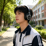 ANC-808 Active Noise Cancelling Headphones, Upgraded Wireless Bluetooth Headphones Over Ear with ENC Mic, HiFi Stereo Deep Bass, Noise Canceling Headphones Lightweight, BT 5.4, for Travel/Office/Home MOQ1K